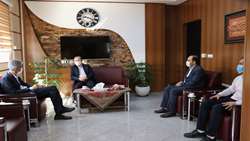 دیدار مدیر کل انتقال خون استان سمنان با رئیس دانشگاه علوم پزشکی استان سمنان